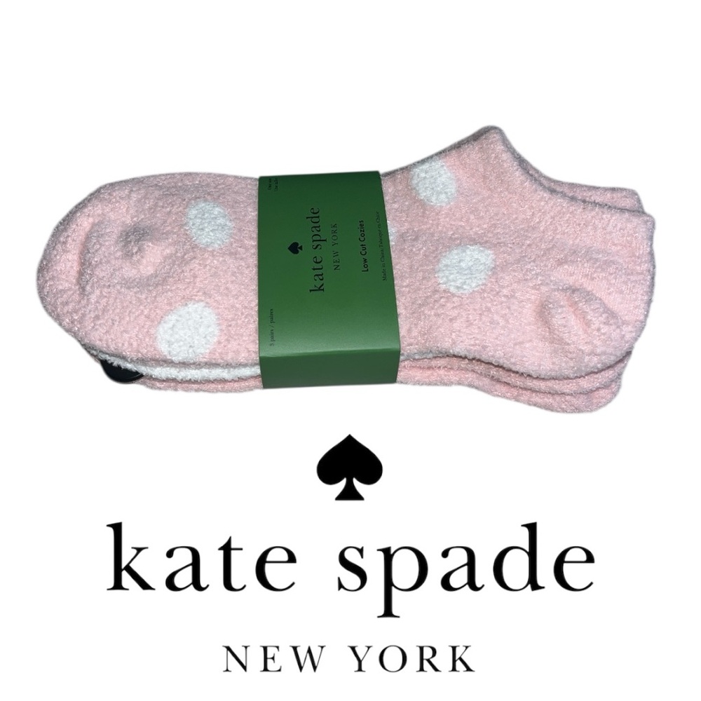 Kate Spade Low Cut Cozies Three Pair Size 4-10